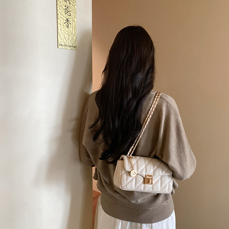 小方包包女士2026新款鏈條包菱格單肩斜挎包