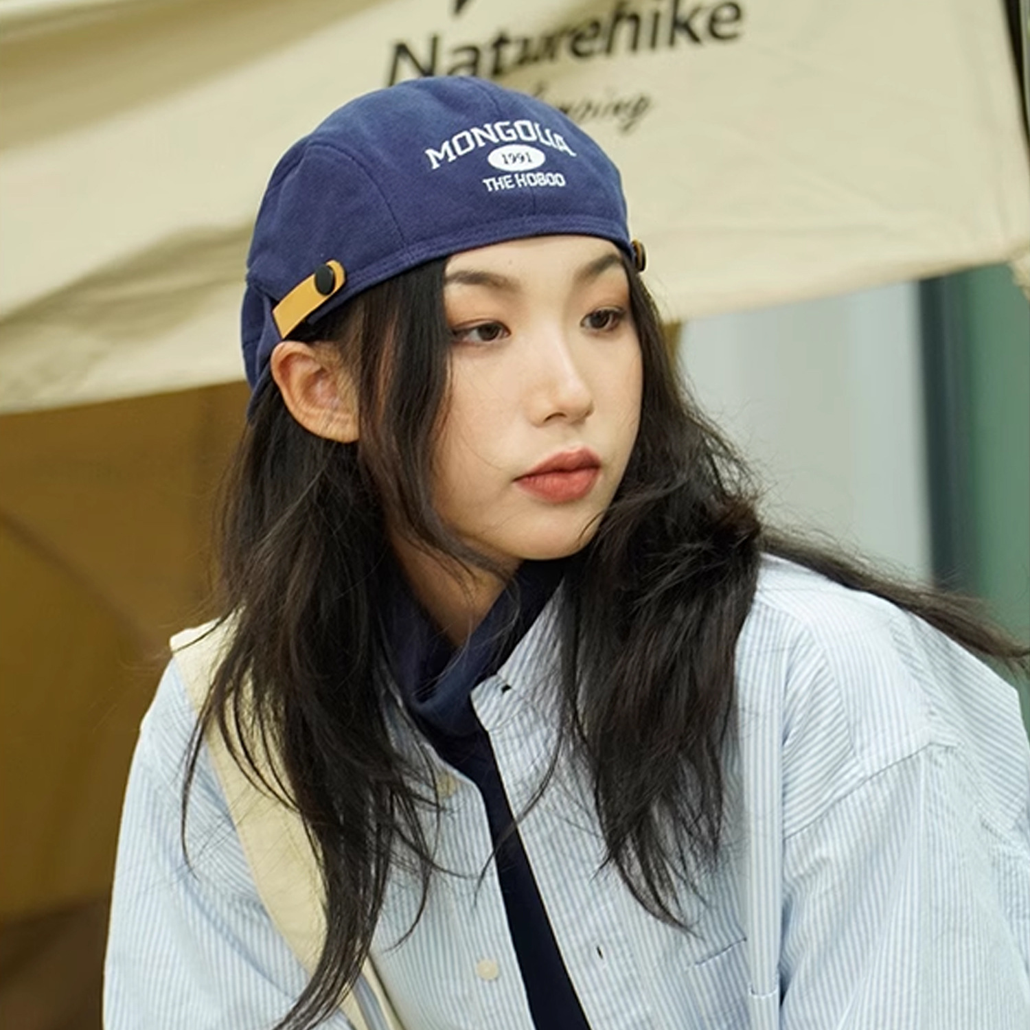 貝雷帽子潮牌新秋季大頭圍前進帽復古畫家帽子女反戴