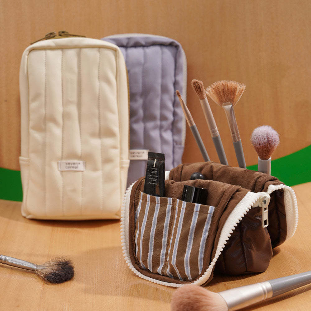 气球笔刷包大容量便携旅行多功能可立式化妆刷眉笔收纳包