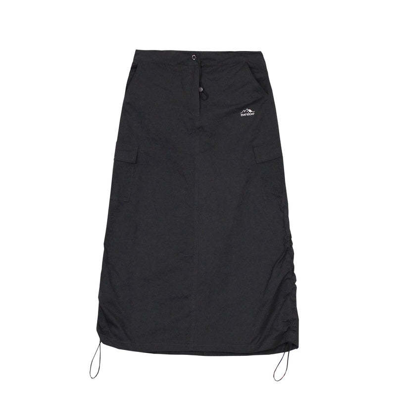 美式街頭復古辣妹露營風徒步百搭高腰口袋工裝裙長裙女