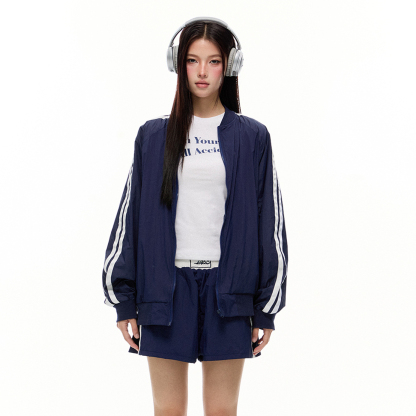 修身防曬衣女2025年夏季新款收腰外套上衣短褲女防曬服套裝