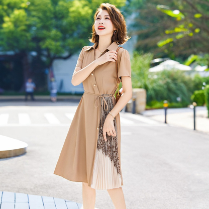 夏裝連衣裙2026新款時尚洋氣中老年女裝衣服减齡裙子