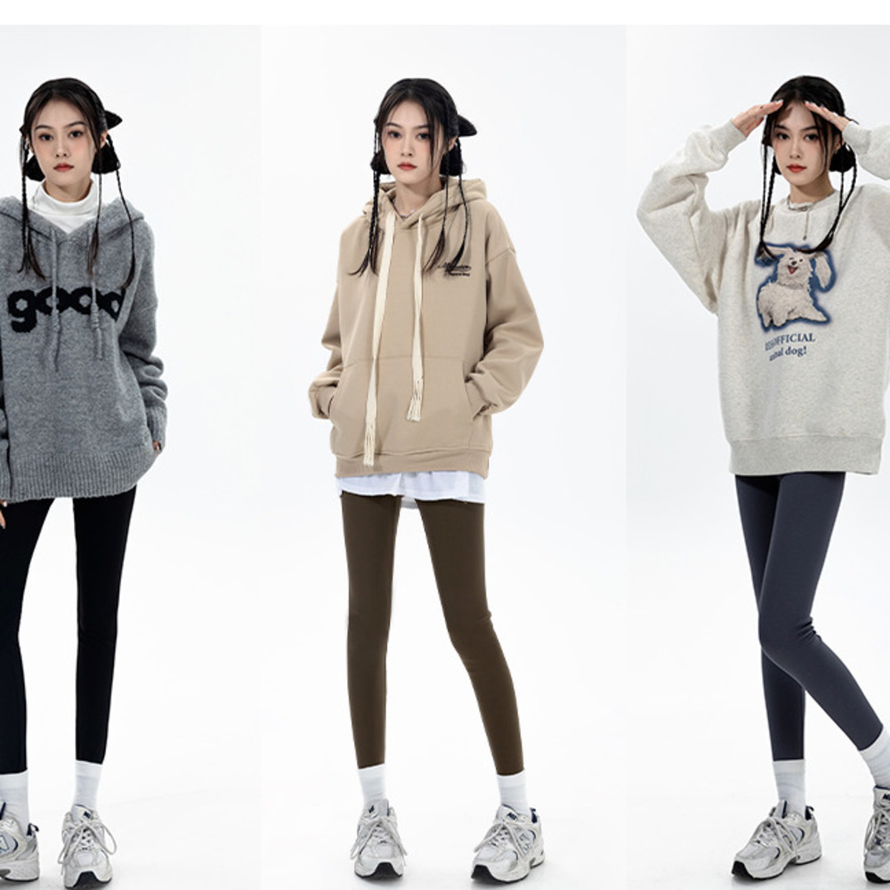 修身打底鯊魚褲女2024秋冬新款外穿緊身保暖芭比褲子