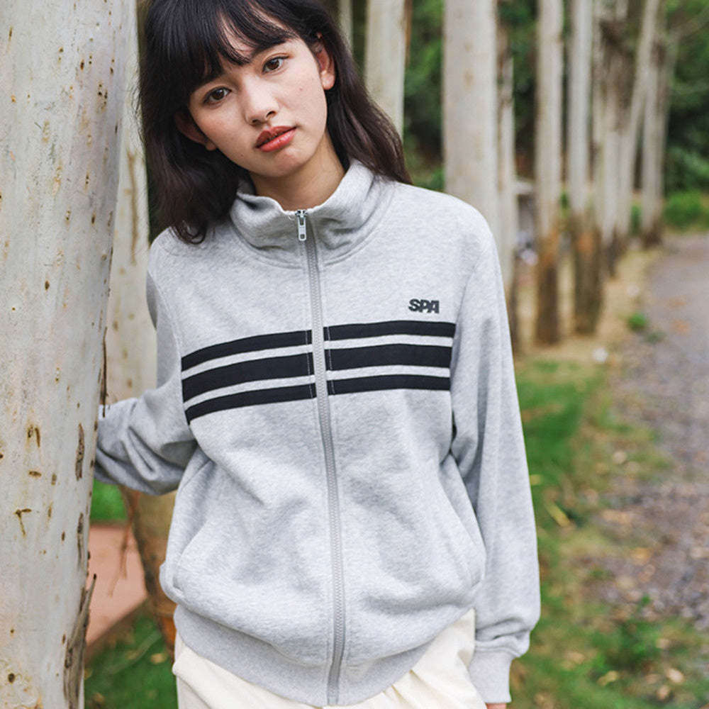 復古外套女2024新款早秋衛衣短款休閒顯瘦拉鍊上衣