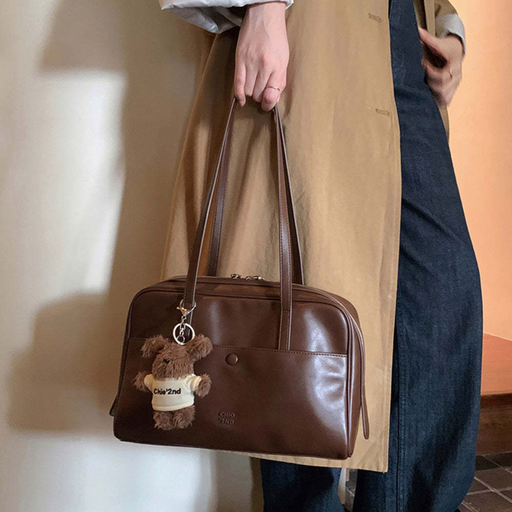 巴赫站臺枕頭包包女式2025新款復古上班通勤手提大包