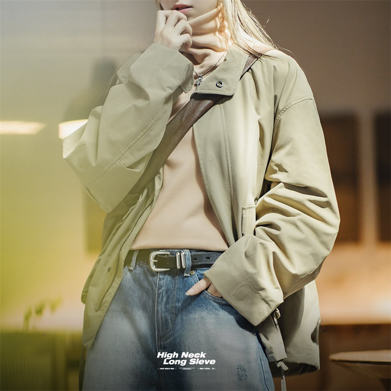 馬登女裝 黑色緊身半高領打底衫仿德絨內搭上衣修身針織長袖T恤秋冬女