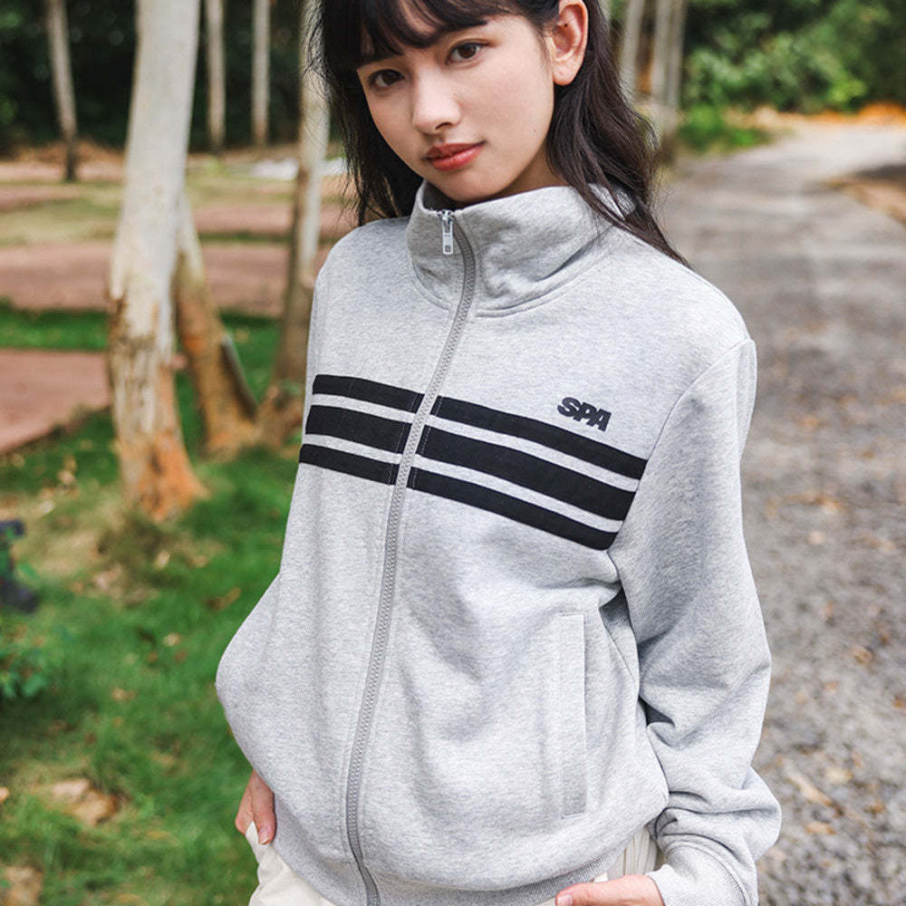 復古外套女2024新款早秋衛衣短款休閒顯瘦拉鍊上衣