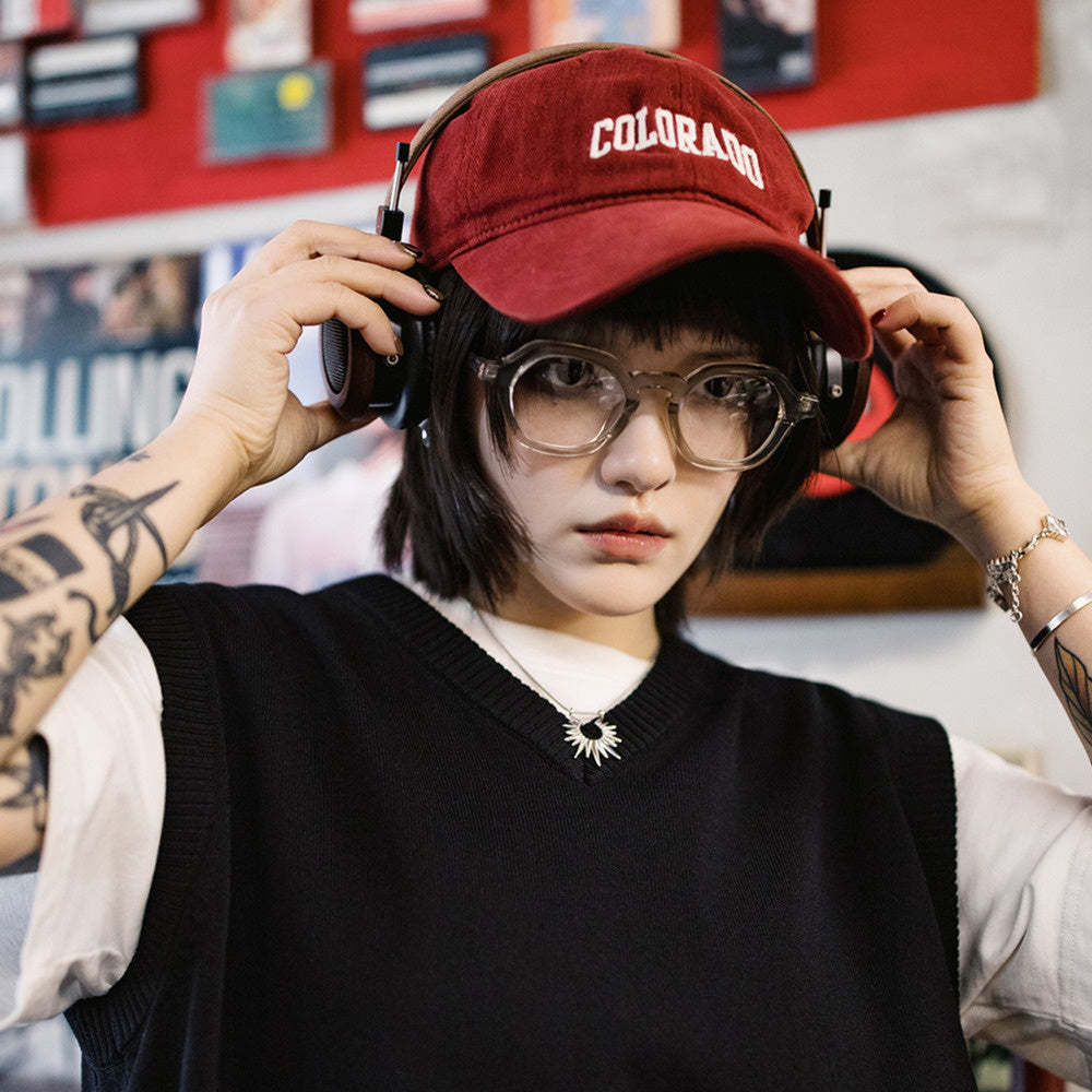 美式復古經典CrownPanto眼鏡日式圓粗框皇冠板材平鏡鏡架女