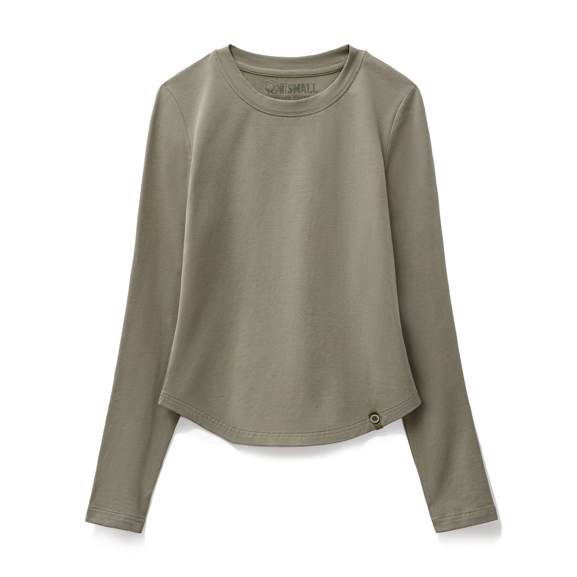 2025新款黑白色圓領磨毛修身長袖t恤打底衫內搭上衣女士早秋