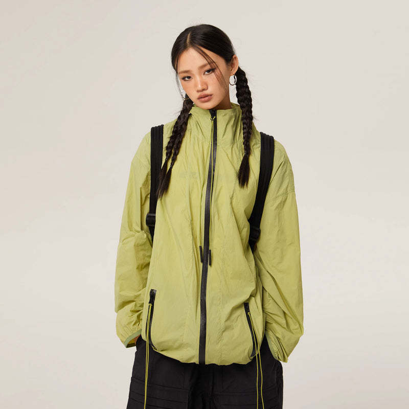 美式復古潮牌upf50防曬衣新款夏季輕薄戶外風防曬服外套
