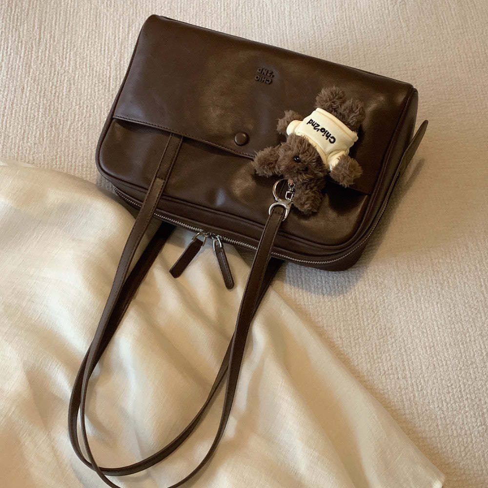 巴赫站臺枕頭包包女式2025新款復古上班通勤手提大包