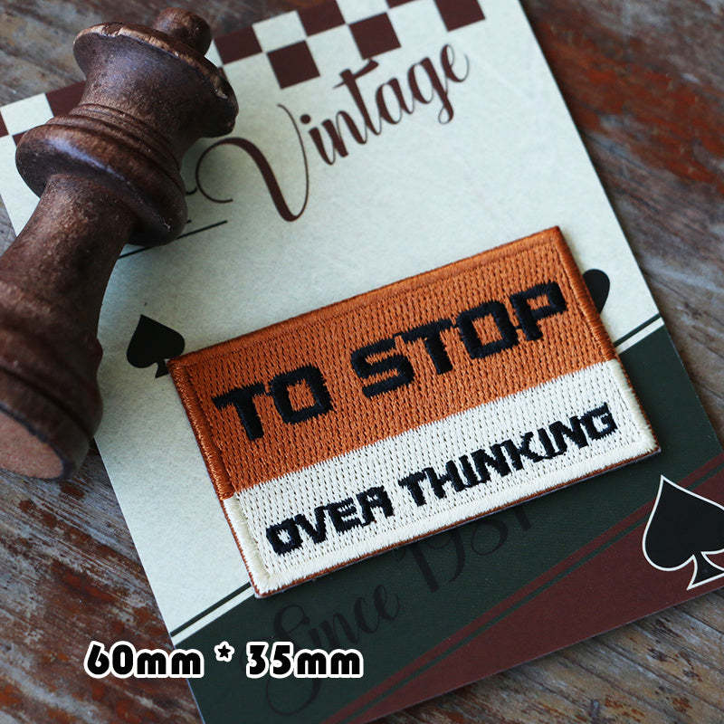 粘貼復古vintage刺繡布貼衝鋒衣包包徽章圖案貼衣服破洞補丁遮蓋