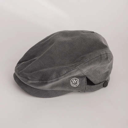 美式辣妹咖啡色反戴前進帽女街頭棕色畫家貝雷帽偵探報童帽子