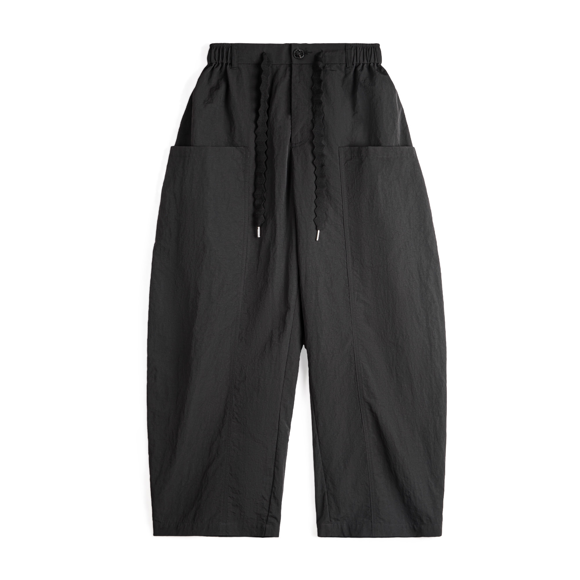 夏日系鬆弛感工裝山本彎刀褲顯腿長寬鬆慵懶小個子闊腿褲潮女