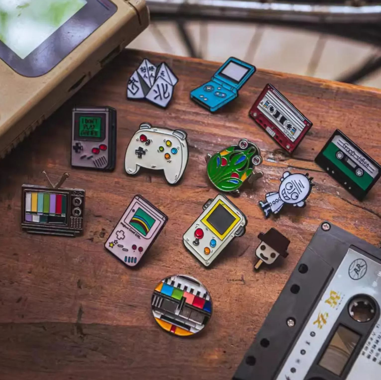 回憶情懷胸針復古物件金屬徽章