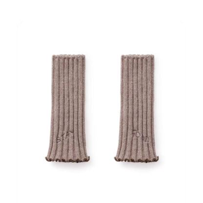 無指毛線手套加厚保暖露趾長款手臂袖套針織假袖子女士秋冬季