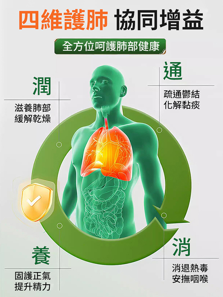 【3天化痰潤肺】麥冬枇杷葉甘草雪梨片