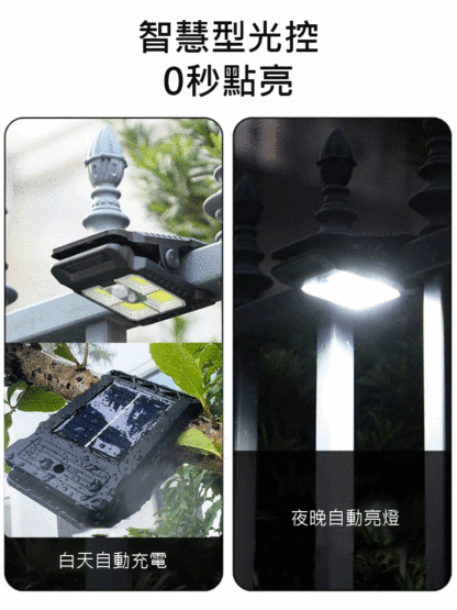 智慧感應太陽能夾子燈