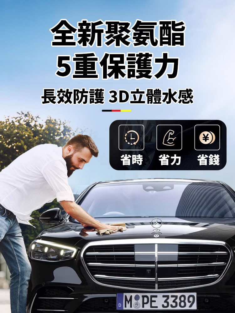 【明亮如新】車漆保養鍍膜劑
