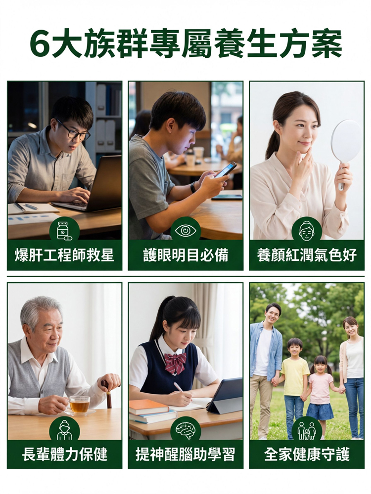 【漢方保肝明目神飲】極萃石斛靈芝九味茶 — 掃除爆肝黃臉、重現晶亮視界！