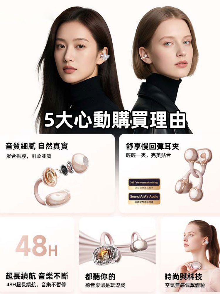 是耳機，更是耳畔的珠寶！2025最美「蝴蝶耳飾耳機」，回頭率 200% 的穿搭小心機。