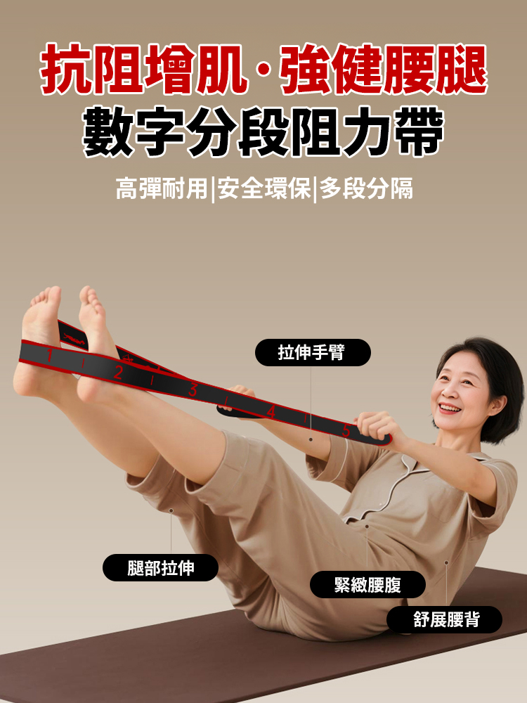 中老年運動阻力帶