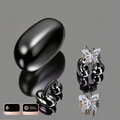 是耳機，更是耳畔的珠寶！2025最美「蝴蝶耳飾耳機」，回頭率 200% 的穿搭小心機。