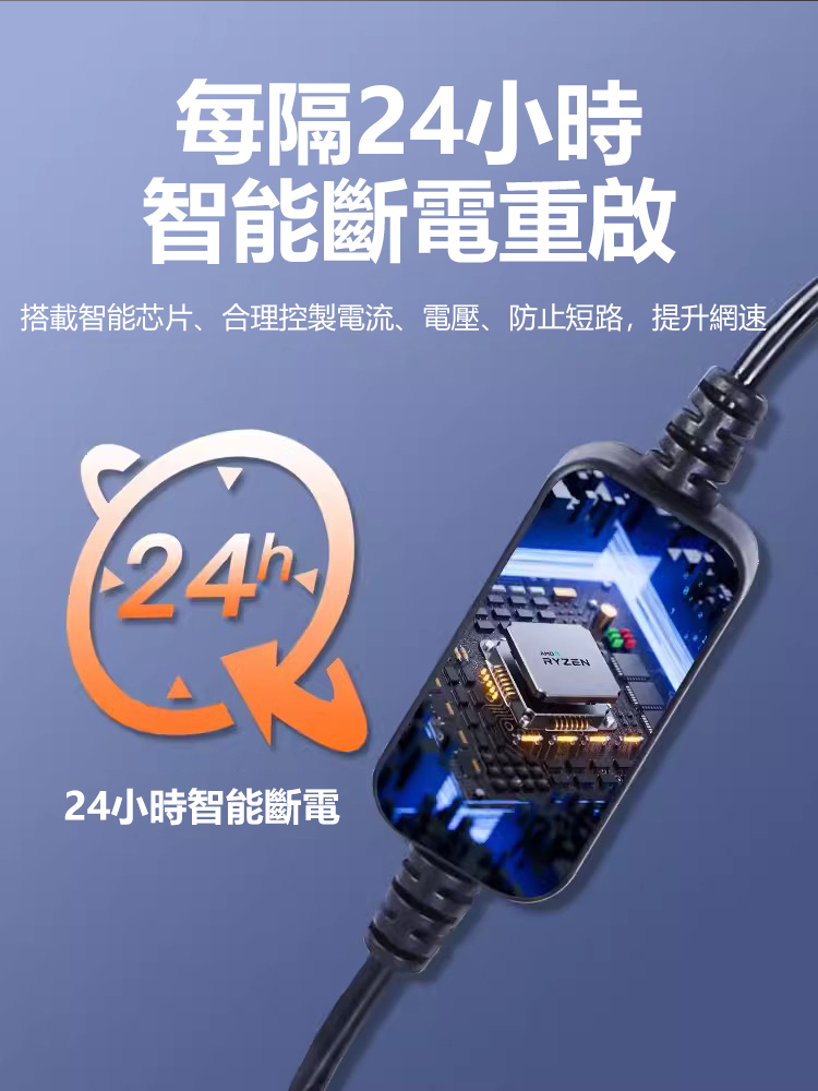 【網速起飛】路由器智能復位連接線