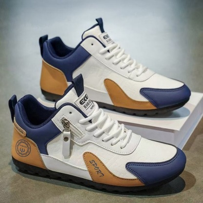 百搭皮面休閒運動鞋