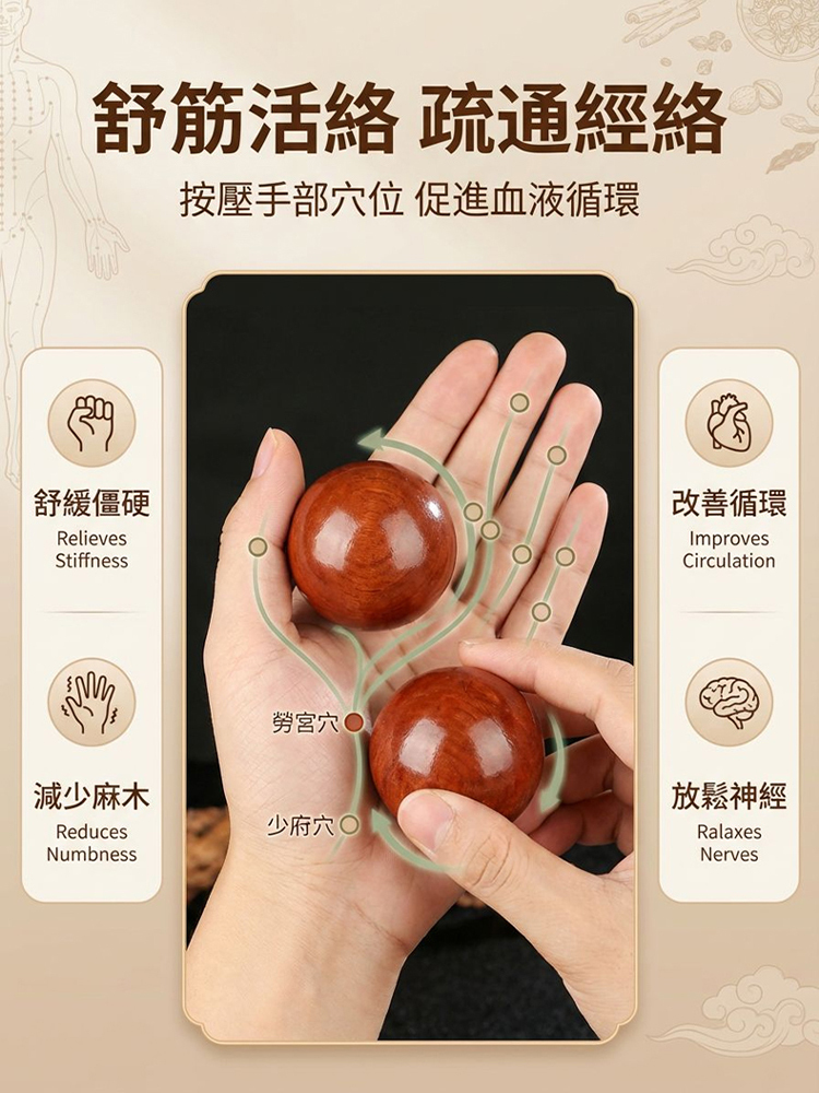 舒筋活絡按摩保健手球