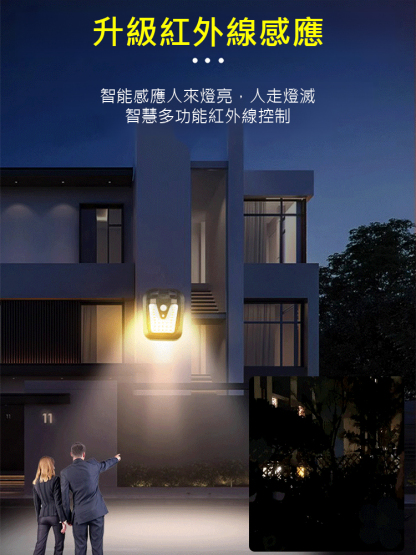 智慧感應太陽能夾子燈