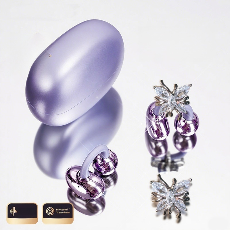 是耳機，更是耳畔的珠寶！2025最美「蝴蝶耳飾耳機」，回頭率 200% 的穿搭小心機。