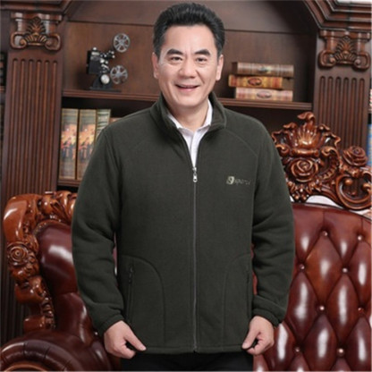 搖粒絨休閒男士夾克，工廠直銷 退貨無憂，30天试穿