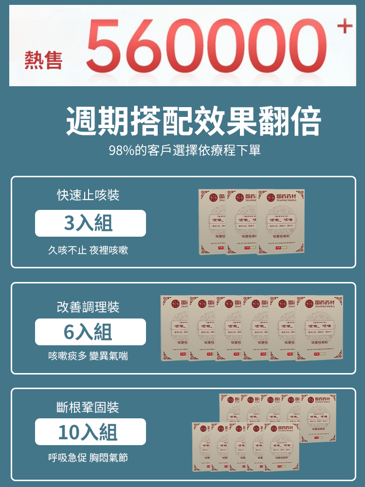 草本舒緩呼吸咳喘貼，近期流感頻繁，咳嗽痰多，胸悶氣短，家庭必備