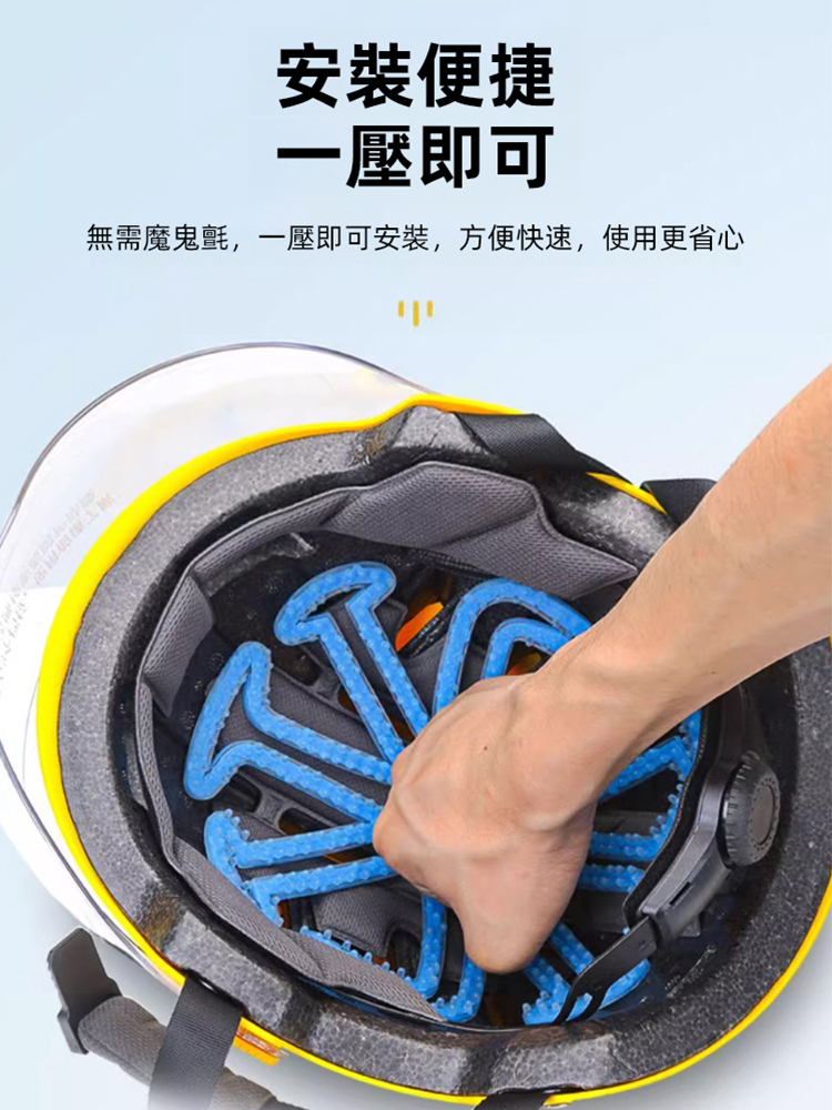 【天熱也不悶】夏季冰爽頭盔內襯墊，天氣逐漸變熱，告別出汗悶頭