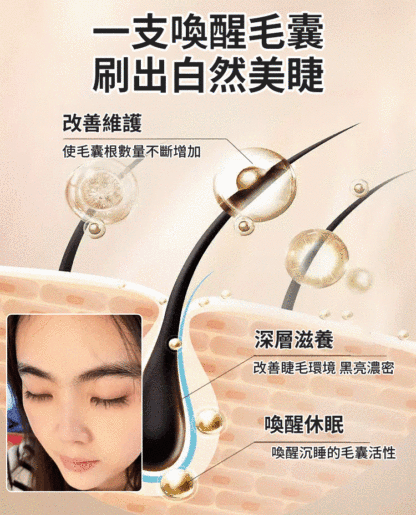 【自然濃密】睫毛營養液修護液