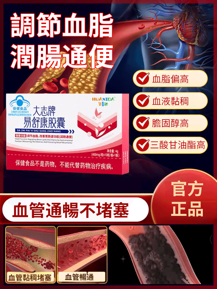易舒康膠囊-三高剋星，大藥房直發，值得信賴