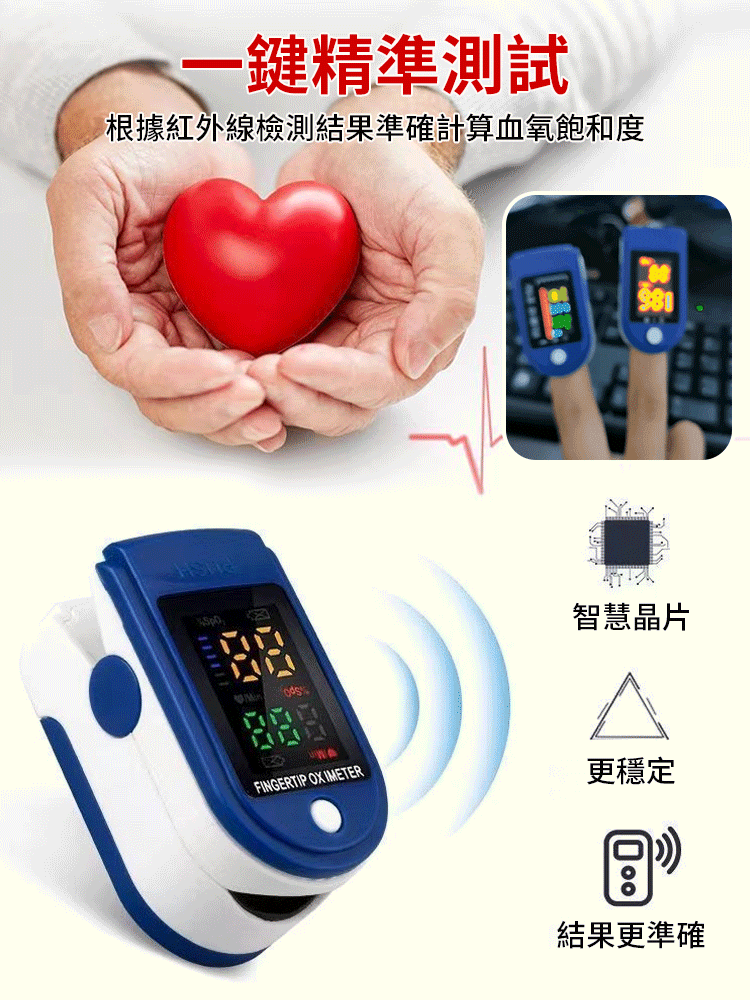 指夾式家用血氧監測儀