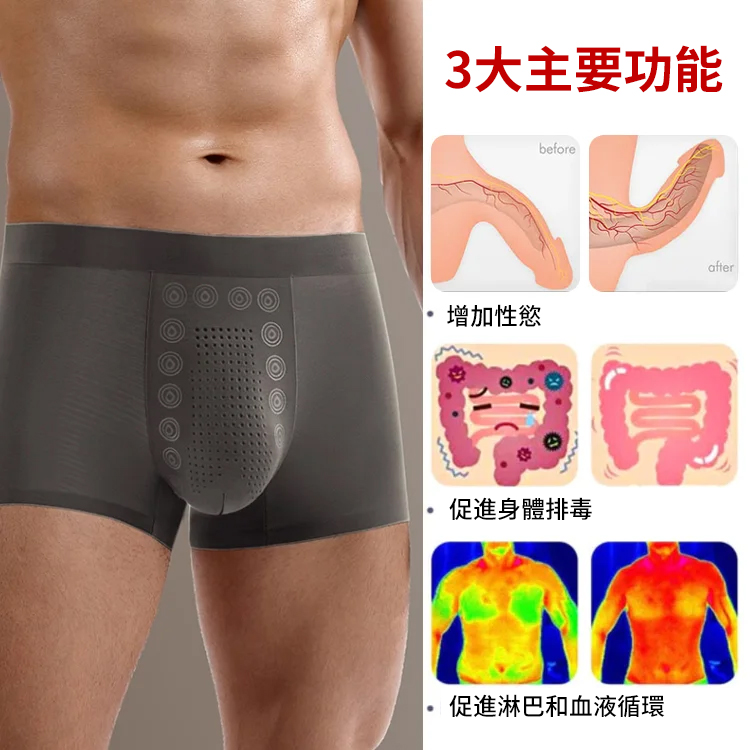 男士按摩磁療內褲
