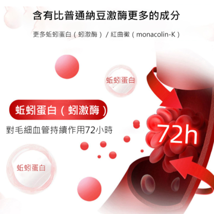 納豆紅曲片蛋白壓片糖果【守護心腦】
