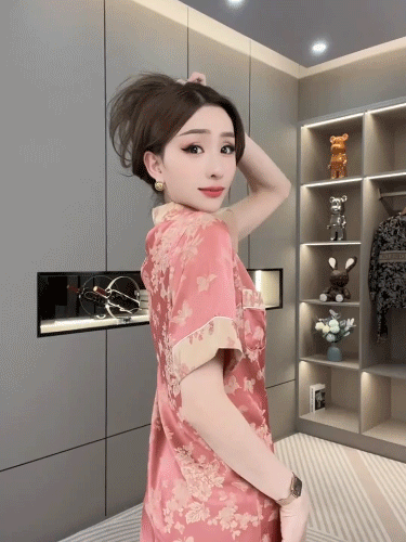 【涼感纖維】涼感真絲睡衣套裝