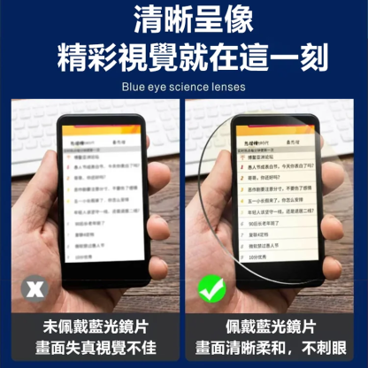 智慧變焦防輻射抗疲勞高清老花眼鏡