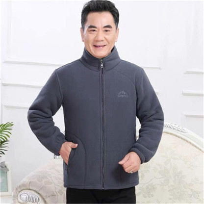 搖粒絨休閒男士夾克，工廠直銷 退貨無憂，30天试穿