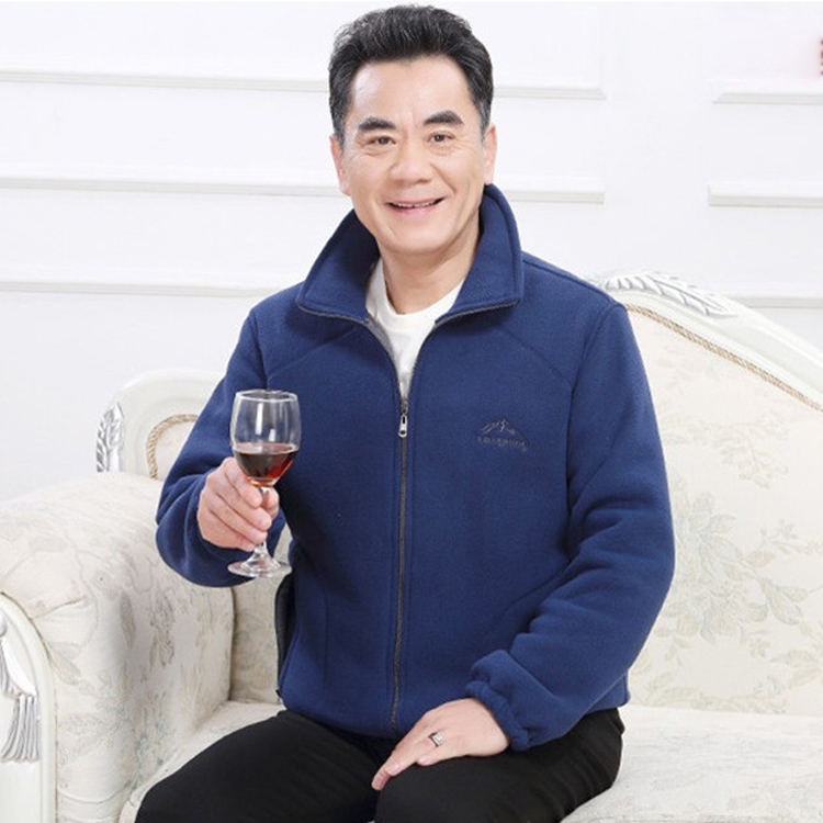 搖粒絨休閒男士夾克，工廠直銷 退貨無憂，30天试穿