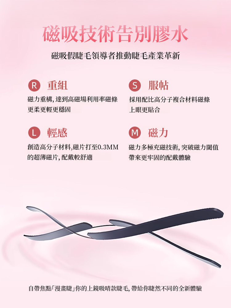 【3秒上眼】磁吸免膠假睫毛