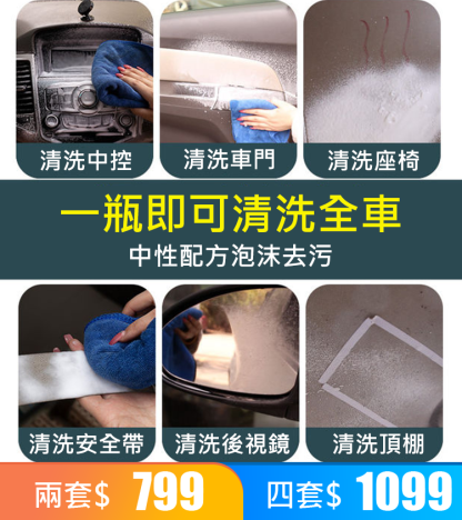 麗彩奇多功能泡沫清潔劑