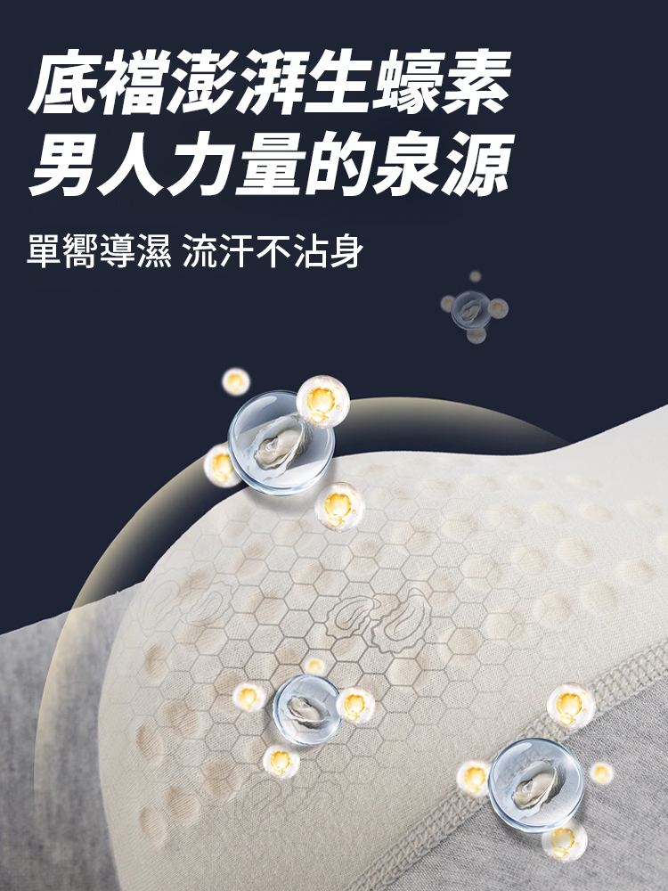 男士能量覺醒無痕涼感內褲