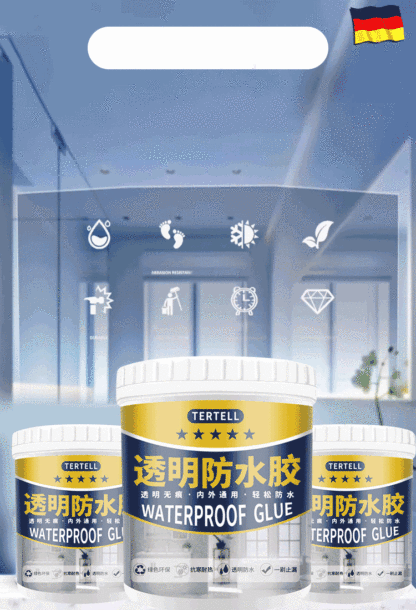 【一塗止漏】透明防水膠塗料