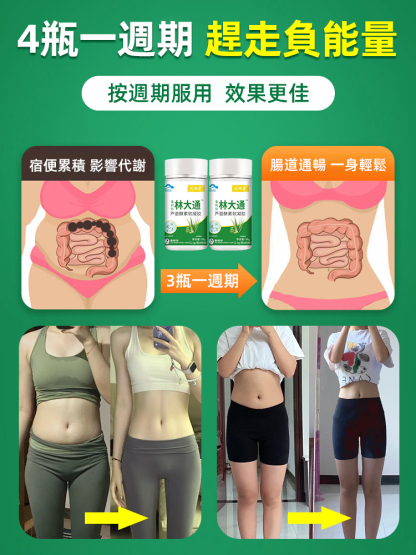 【每天一粒 潤腸通便】林大通片蘆薈酵素片