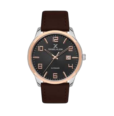 DANIEL KLEIN GUN BLACK DIAL ELITE COLLECTION MEN'S WATCH - DK.1.13448-3